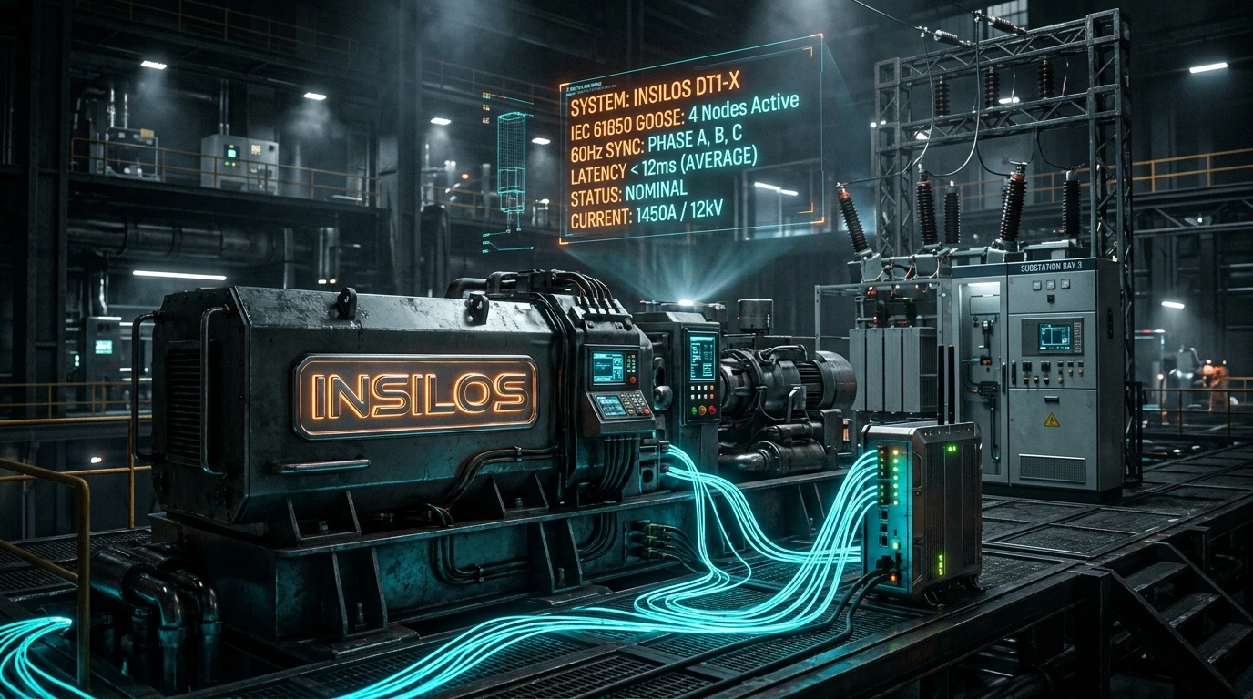 Insilos IEC 61850 3D Digital Twin Simulation